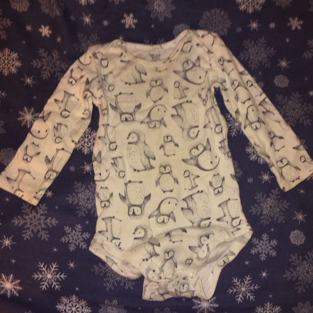 Penguin baby onesie